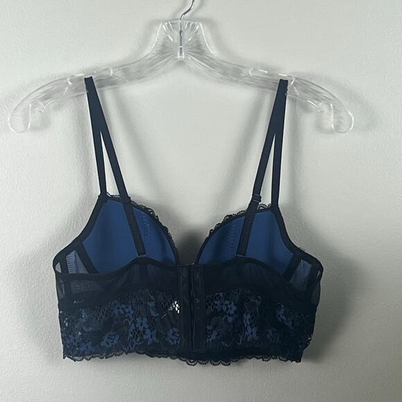 ADORE ME Jetblack Pushup Demi Lace Bra New with Tag Size 36A - Picture 3 of 11
